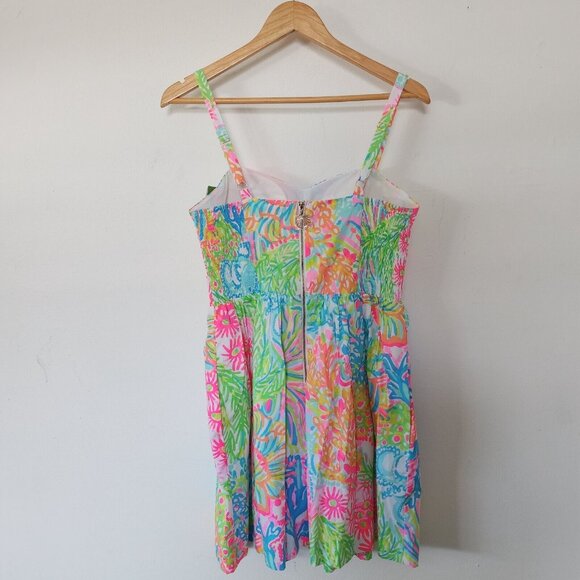NWT Lilly Pulitzer Ardleigh Dress Lovers Coral Size 6 26303 - Picture 3 of 4